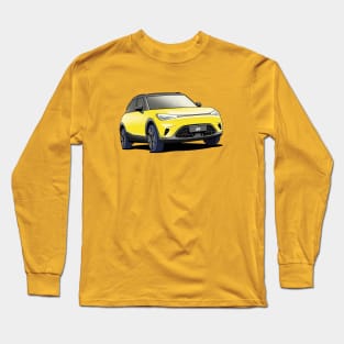 Smart 'Hashtag One' #1 Car in Yellow Long Sleeve T-Shirt